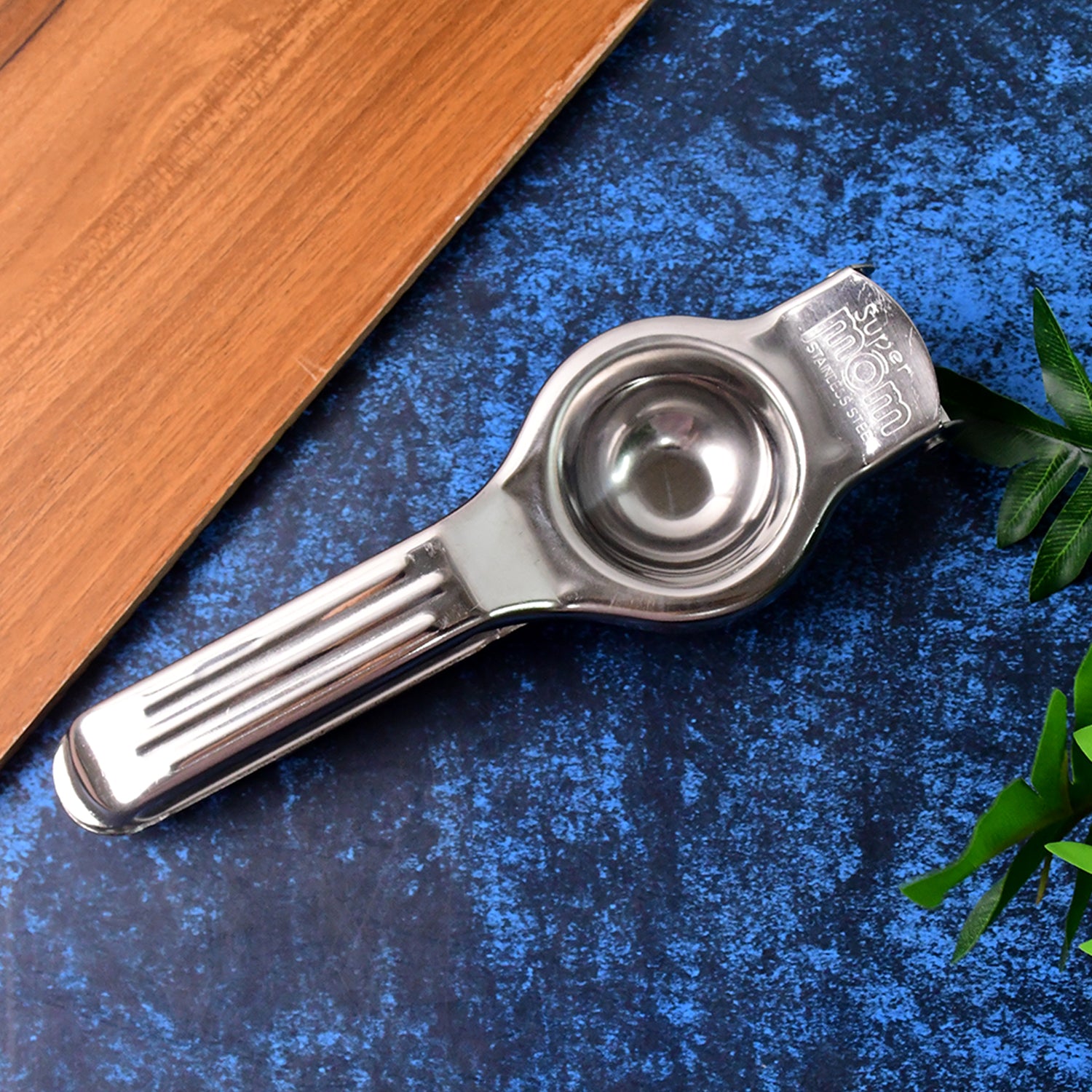 Supermom 2-in-1 Heavy Duty Stainless Steel Lemon Squeezer With Built-in Bottle Opener - Zidbik