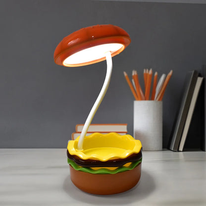 Burger Delight Folding Led Night Lamp (1 Pc) - Zidbik