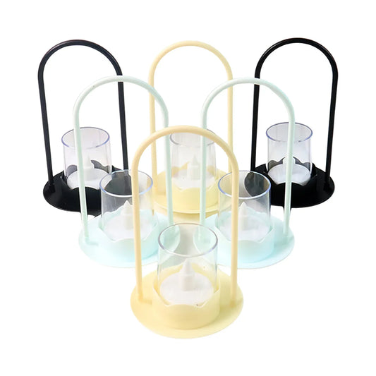 Decorative Wind Light Style Plastic Flameless Led Candles (6 Pc) - Zidbik