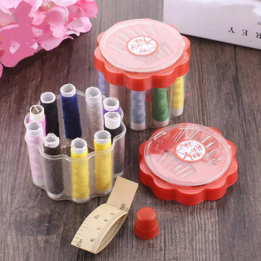 6050 24 Pc Sewing Box Used In Storing Of Thread Roles And Sewing Stuff Including All Home Purposes. - Zidbik