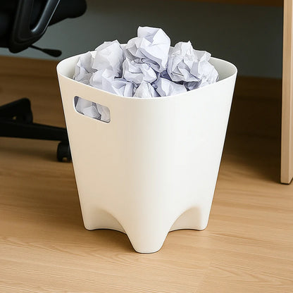 Modern Plastic Dustbin  Waste Paper Basket - (4 Pc) - Zidbik