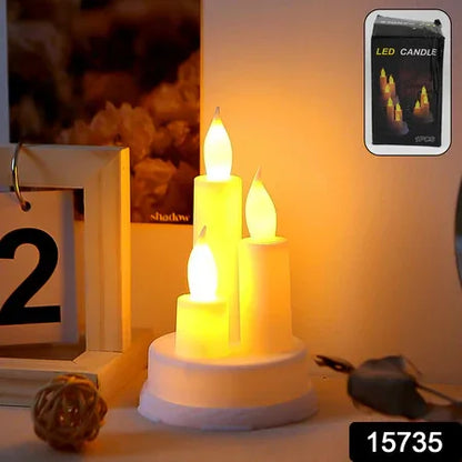 Led Taper Candles (1 Pc) - Zidbik
