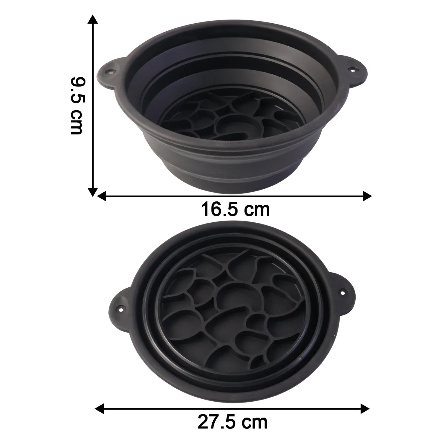 Portable Foldable Silicone Ice Bath Bowl (1 Pc) - Zidbik