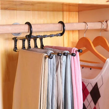4660 Adjustable Trouser Pants Hanger Organizer - Zidbik