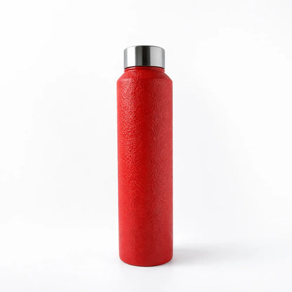 1000 Ml Stainless Steel Water Bottle Red Color (1 Pc) - Zidbik