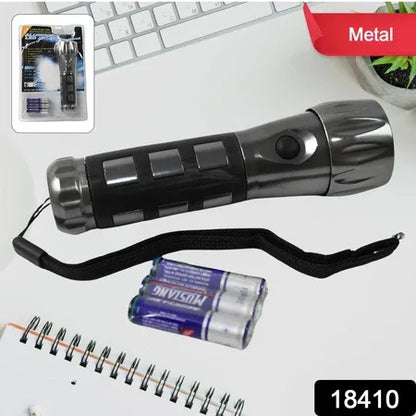Aluminium Ledxenon Rubber Grip Handtourch (31.5v Aaa Batteries Not Included) - Zidbik