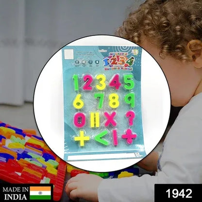 1942 At42 Magnetic Number Symbol Baby Toy And Game For Kids And Babies For Playing And Enjoying Purposes. - Zidbik