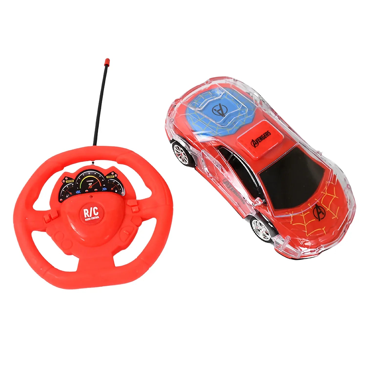 17927 Plastic Remote Control Car Remote Control Racing Car With Two Function Backward And Forward. Handle Design Remote. Best Birthday Gift Birthday Return Gift With Rechargeable Battery For Car - Zidbik