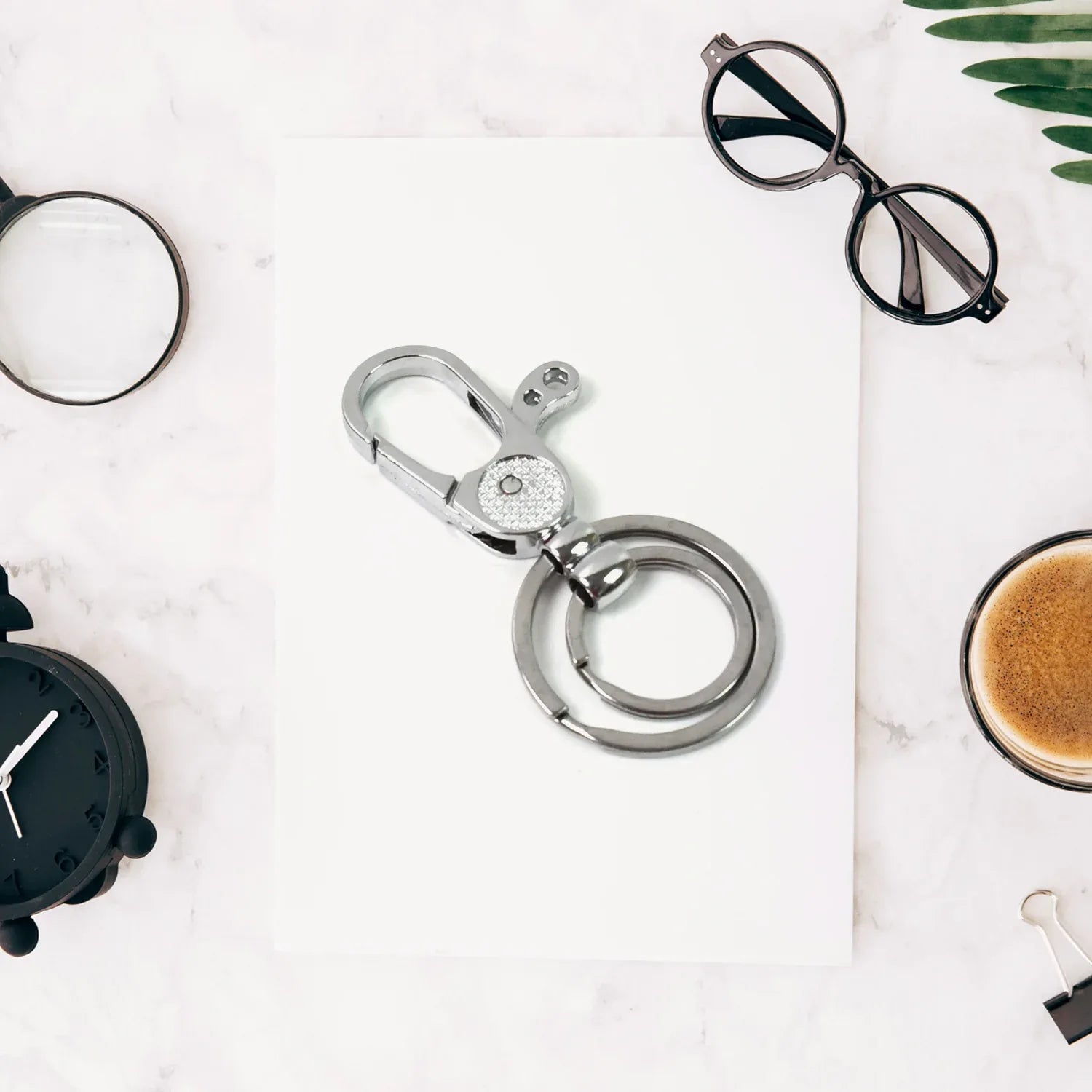 Heavy Duty Key Holder Keychain Key Chain (1 Pc Mix Design) - Zidbik