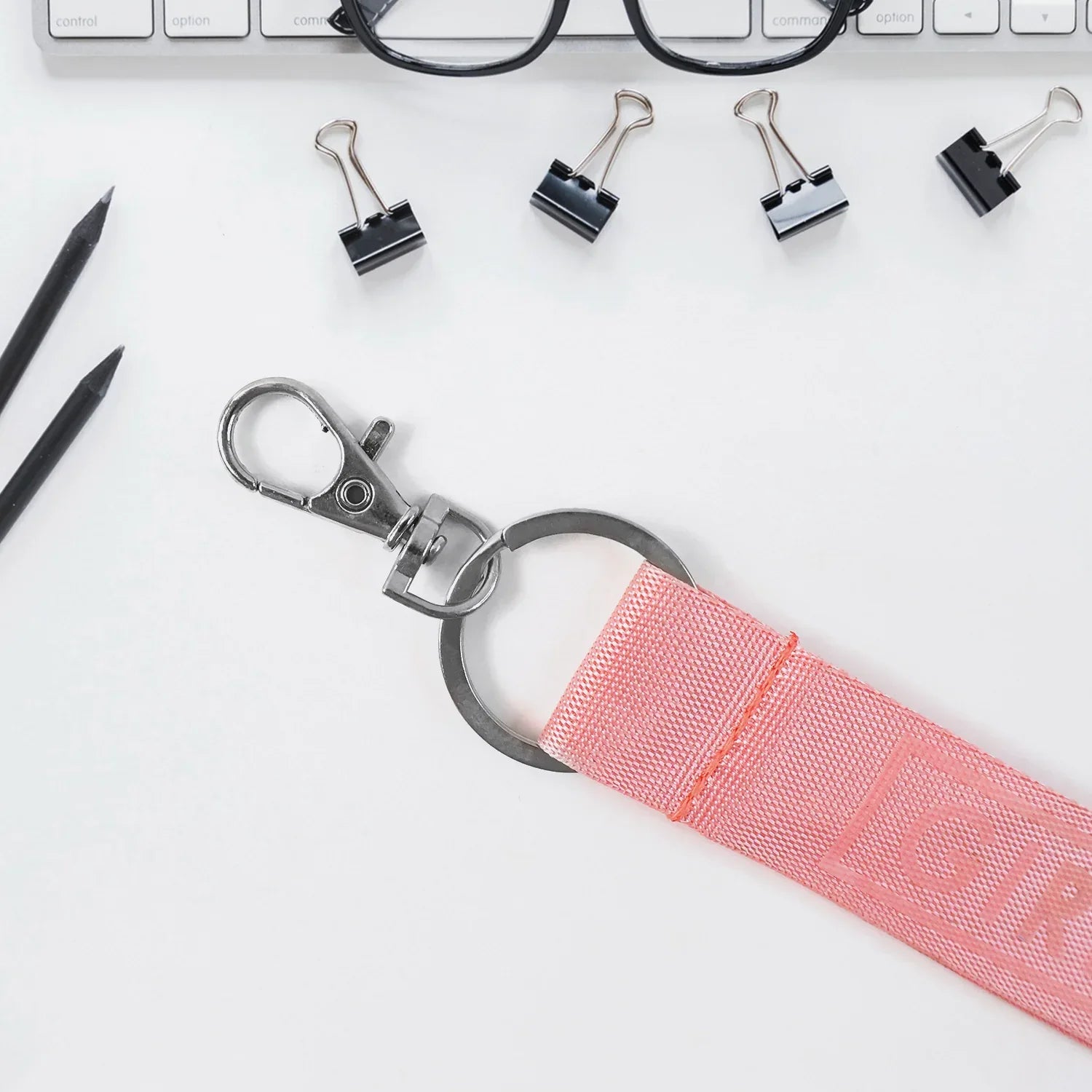 Fabric Ribbon Keychain (1 Pc Mix Color) - Zidbik