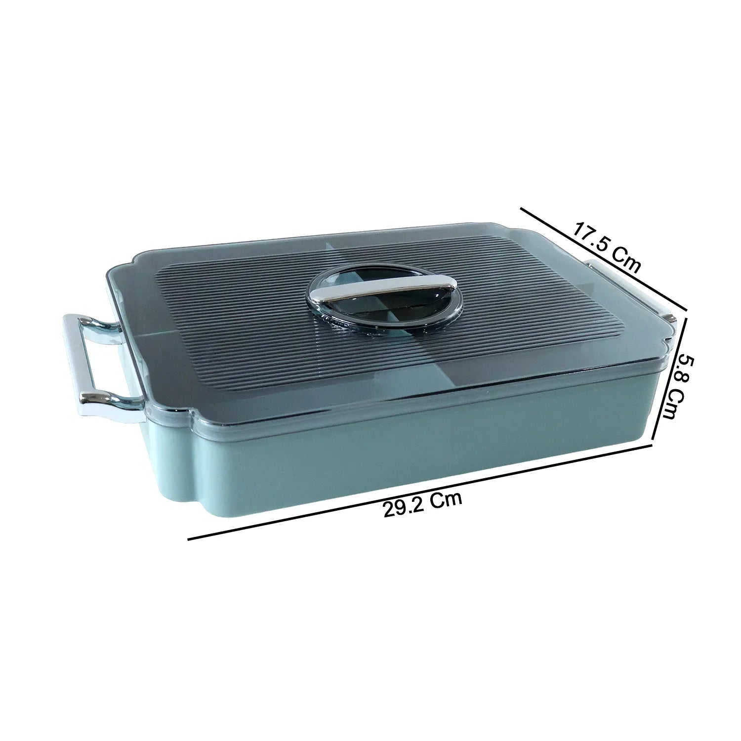 4 Compartment Multipurpose Plastic Food Storage Container (1 Pc) - Zidbik