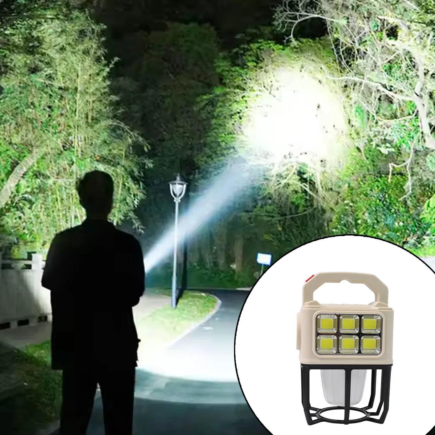 Solar Portable Camping Lantern 3 Light Modes Camping Lantern - Zidbik
