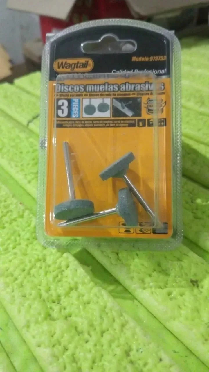 Grinding Head Abrasive Tool Mounted Stone (3 Pcs Set) - Zidbik
