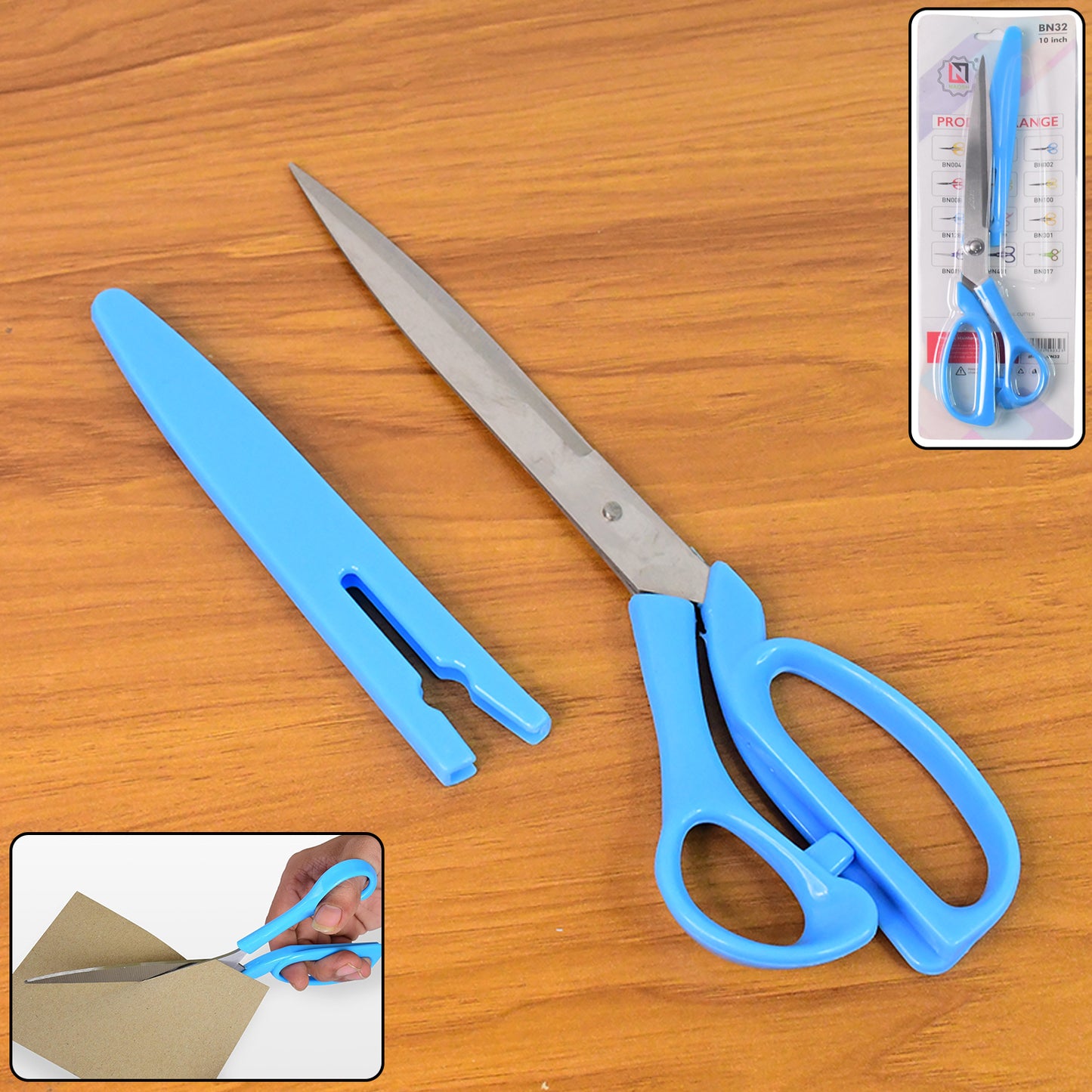 556 Carbo Titanium Stainless Steel Scissors (10 Inch) - Zidbik