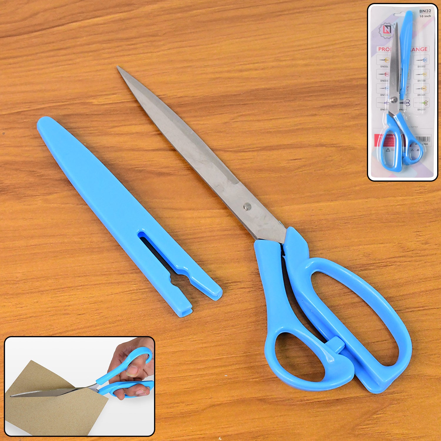 556 Carbo Titanium Stainless Steel Scissors (10 Inch) - Zidbik