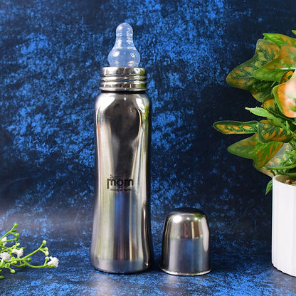 Supermom Lion Stainless Steel Feeding Bottle  250ml - Zidbik