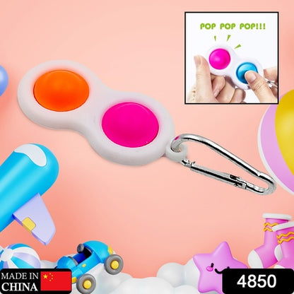 4850 Simple Dimple Fidget Toy Mini Keychain - Zidbik
