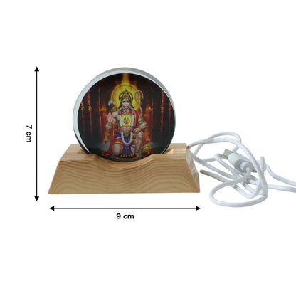 3d Creative Hanuman Ji Acrylic Led Night Lamp (1 Pc) - Zidbik
