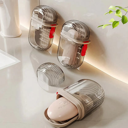 Soap Dishes Soap Box Travel (1 Pc) - Zidbik