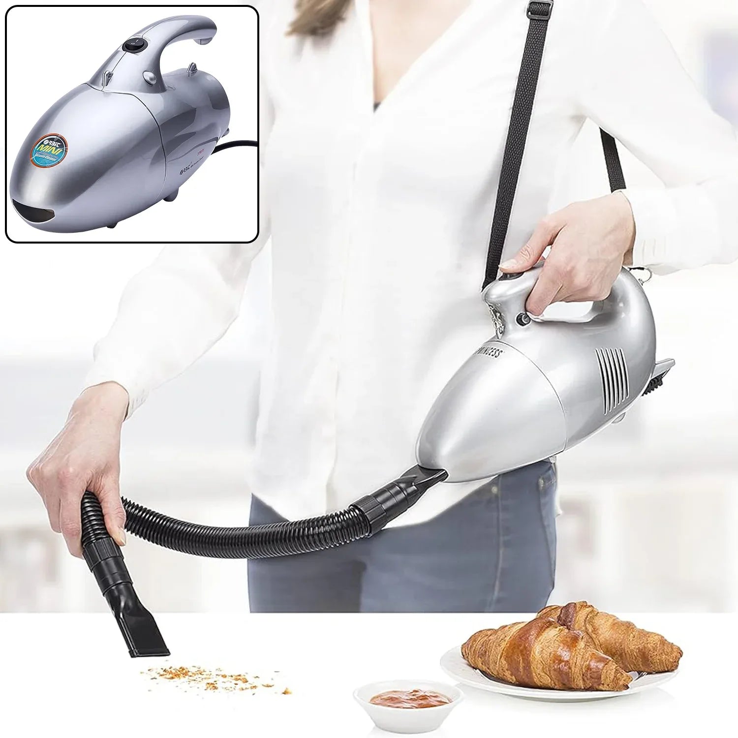 Orbit High Power Handheld Mini Vacuum Cleaner (800w 1 Pc) - Zidbik