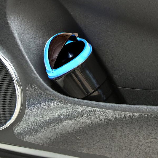 3656 Plastic Car Mini Dustbintrash Bin Dust Case Best For Traveling (Multicolour) - Zidbik