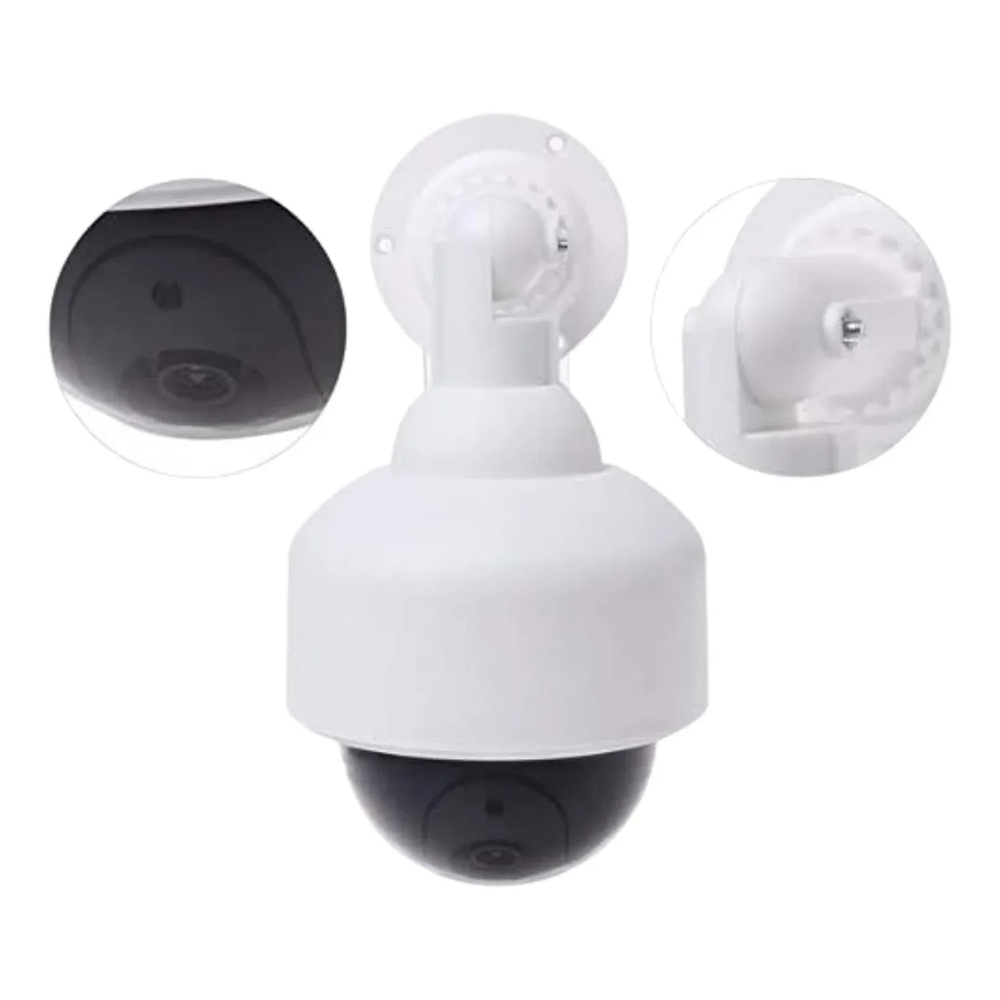 Fake Dummy Camera Cctv With Flashing Red Led Light (1 Pc Battery Not Included) - Zidbik