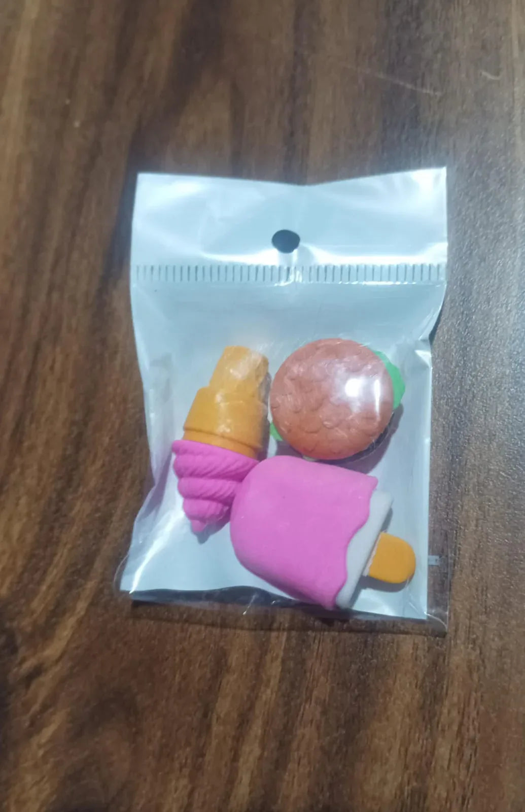 Mix Design Fancy Stylish Colorful Erasers (1 Set 3 Pc Set) - Zidbik