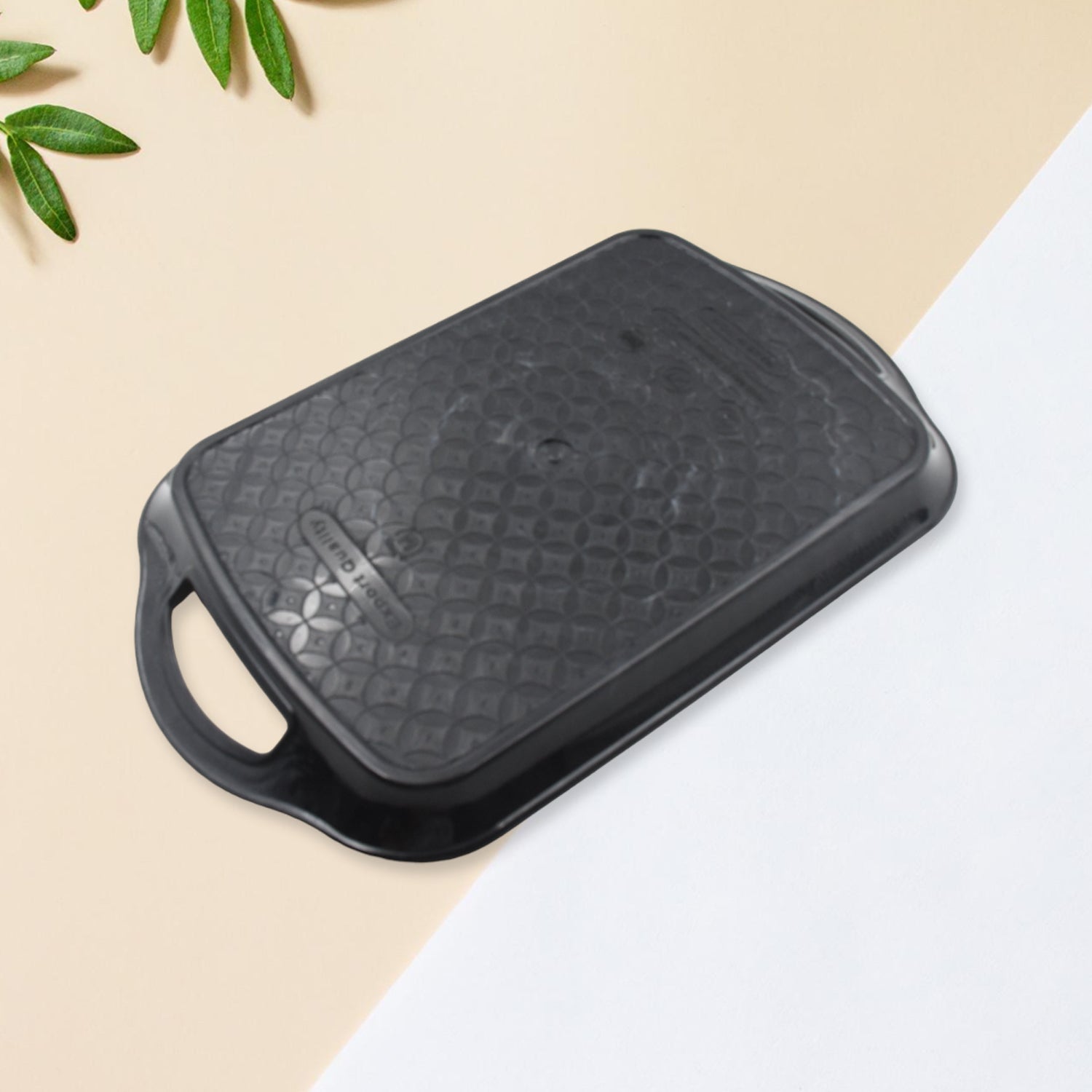 5211a Serving Tray Set Of 3 Melamine Trays For Kitchen Snacks Serving Tray Tray Set For Serving Tea Tray For Serving Fancy Trays For Serving Gift Item Different Size For Kitchen  Office Use - Zidbik