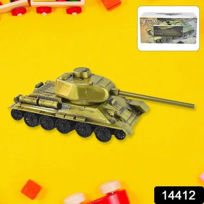 Retro Iron Art Tank Model Nostalgia Tank Crafts Home Decor Ornament Desktop Decorations For Office Living Room Childrens Room Gift (Metal) - Zidbik