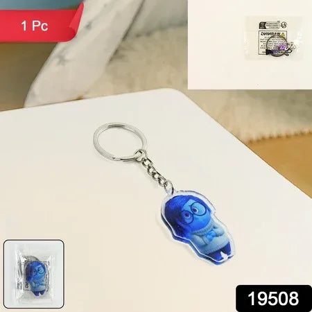 Cartoon Character-themed Acrylic Keychain (1 Pc) - Zidbik