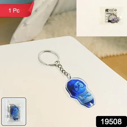 Cartoon Character-themed Acrylic Keychain (1 Pc) - Zidbik