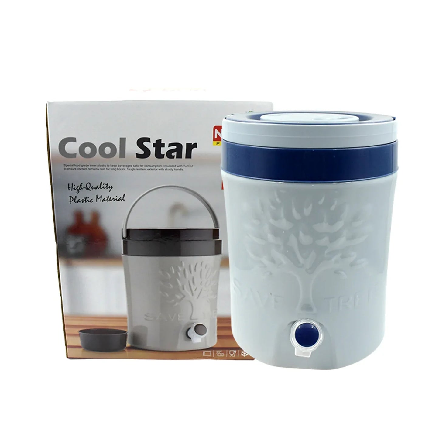 Insulated Plastic Water Rover Jug With A Sturdy Handle Water Jug Camper With Tap Plastic Insulated Water Water Storage Cool Water Storage For Home Travelling (2500ml 7500ml 12000ml) - Zidbik