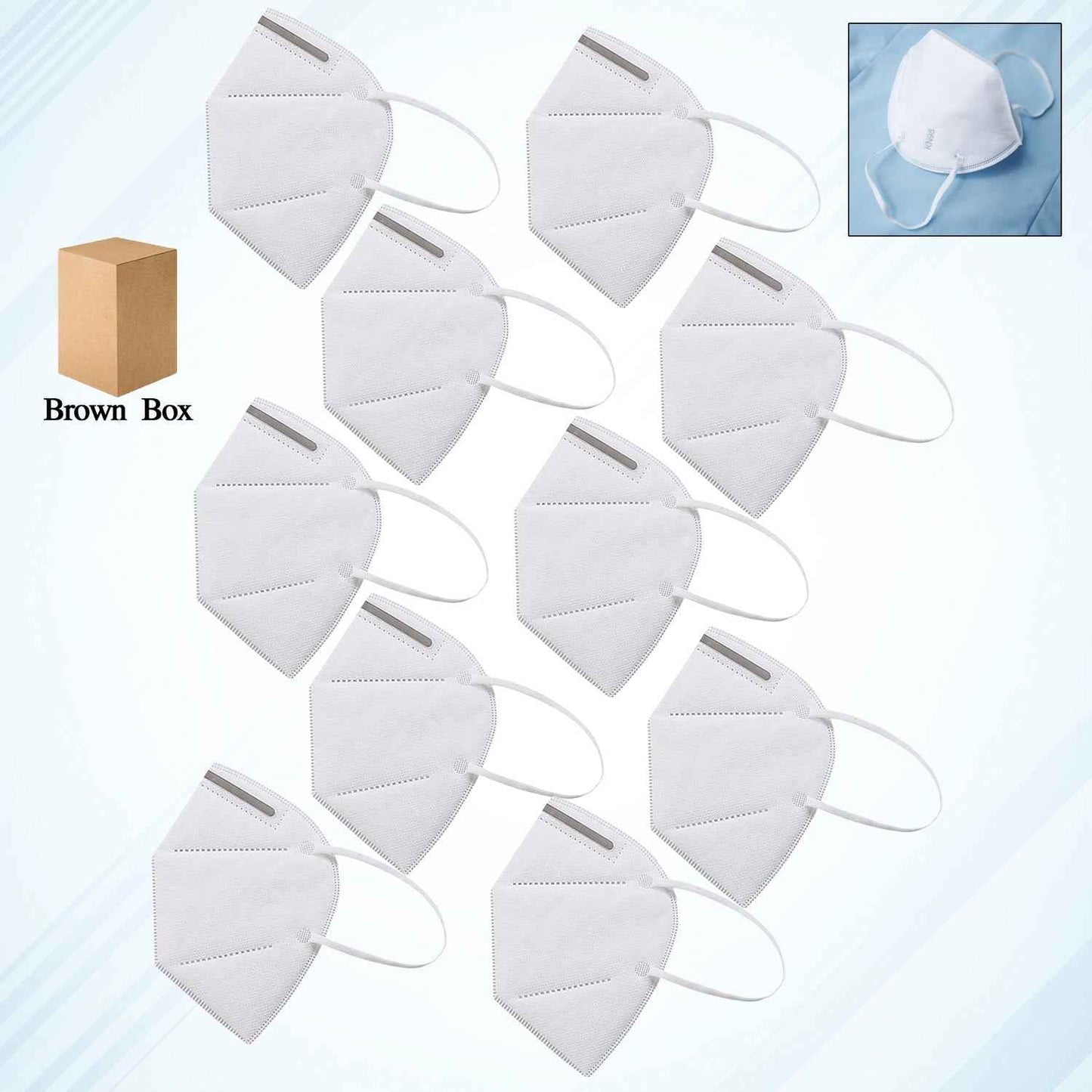 N95 Face Mask Set - 10 Pcs Anti Pollution Virus Protection
