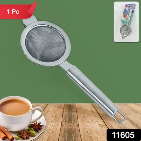 Apex Premium Conical Tea Strainer With Pipe Handle - Zidbik