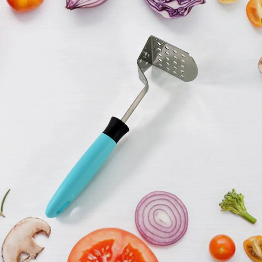 Apex L-handle Stainless Steel Potato Masher Ergonomic Grip (1 Pc) - Zidbik