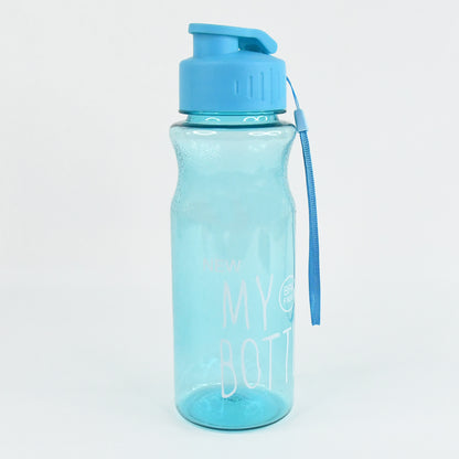 Bpa-free Plastic Sports Water Bottle (Approx. 400 Ml  1 Pc) - Zidbik