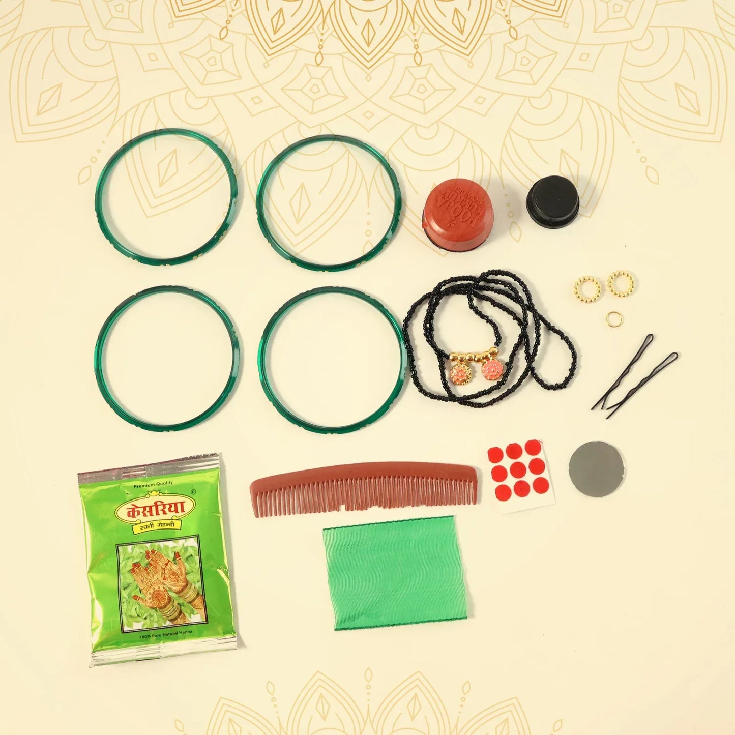 Mataji Shringar Box Complete Puja Decoration Kit - Zidbik