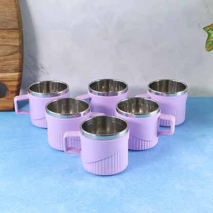 Apex Sturdy Tea Coffee Cup - (6 Pc Set) - Zidbik