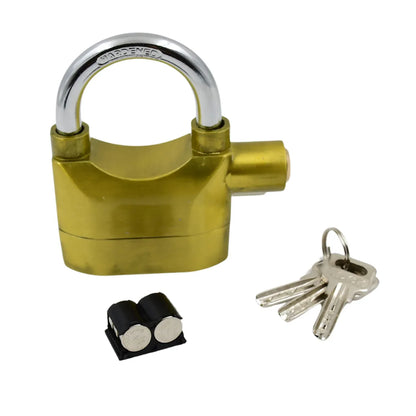 Security Alarm Metallic Lock System With 3 Keys (1 Set Mix Color) - Zidbik