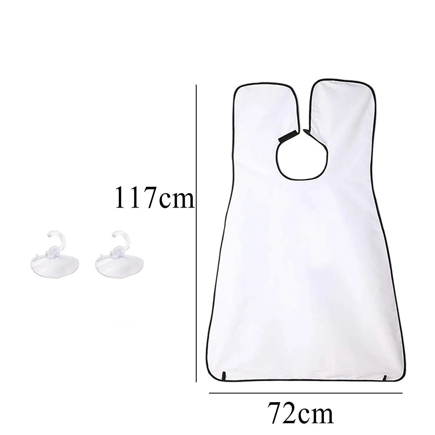 1417 Beard Apron Hair Clippings Catcher Grooming Bib - Zidbik