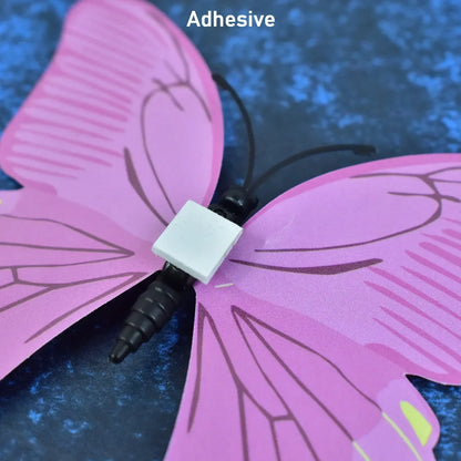 Decorative Colorful Butterfly Wall Stickers (12 Pc Set) - Zidbik