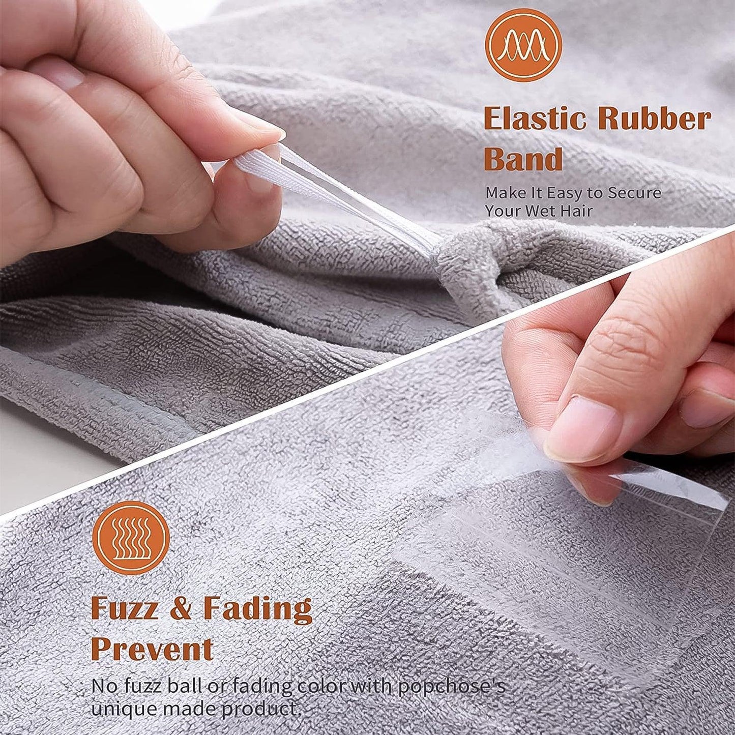1408 Quick Turban Hair-drying Absorbent Microfiber Toweldry Shower Caps - Zidbik