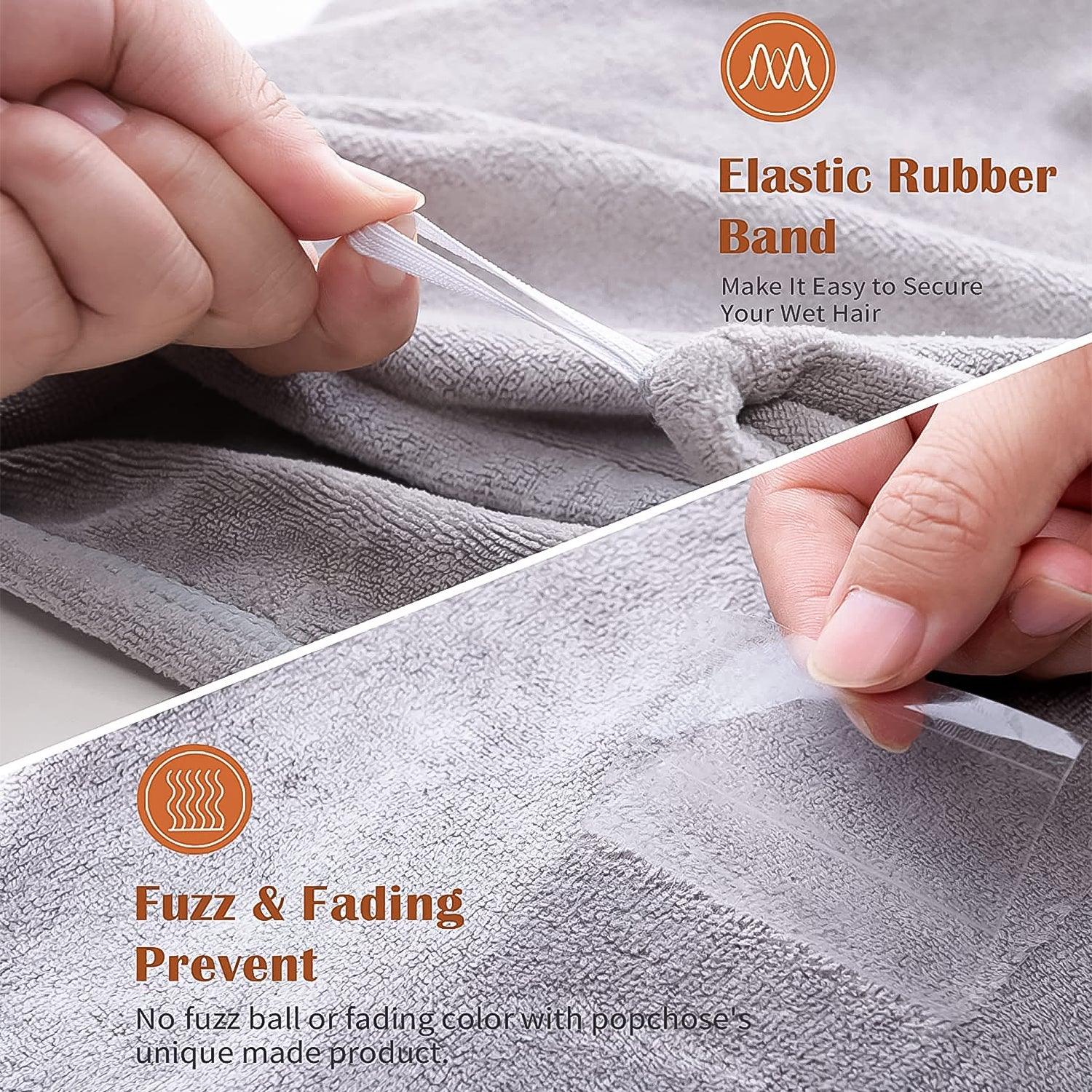 1408 Quick Turban Hair-drying Absorbent Microfiber Toweldry Shower Caps - Zidbik