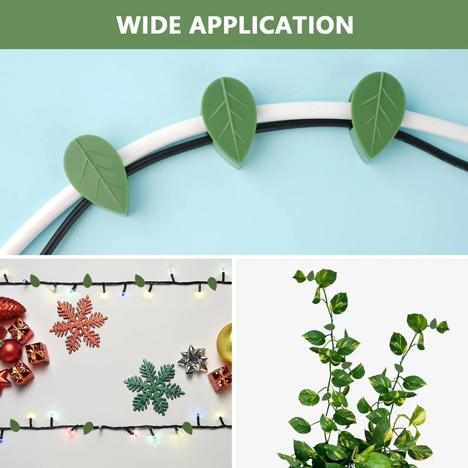 7348 Plant Climbing Wall Fixture Clip Self-adhesive Hook Vines Traction Invisible Stand Green Plant Clip Garden Wall Clip Plant Support Binding Clip Plants For Indoor Outdoor Decoration (10 Pcs Set) - Zidbik