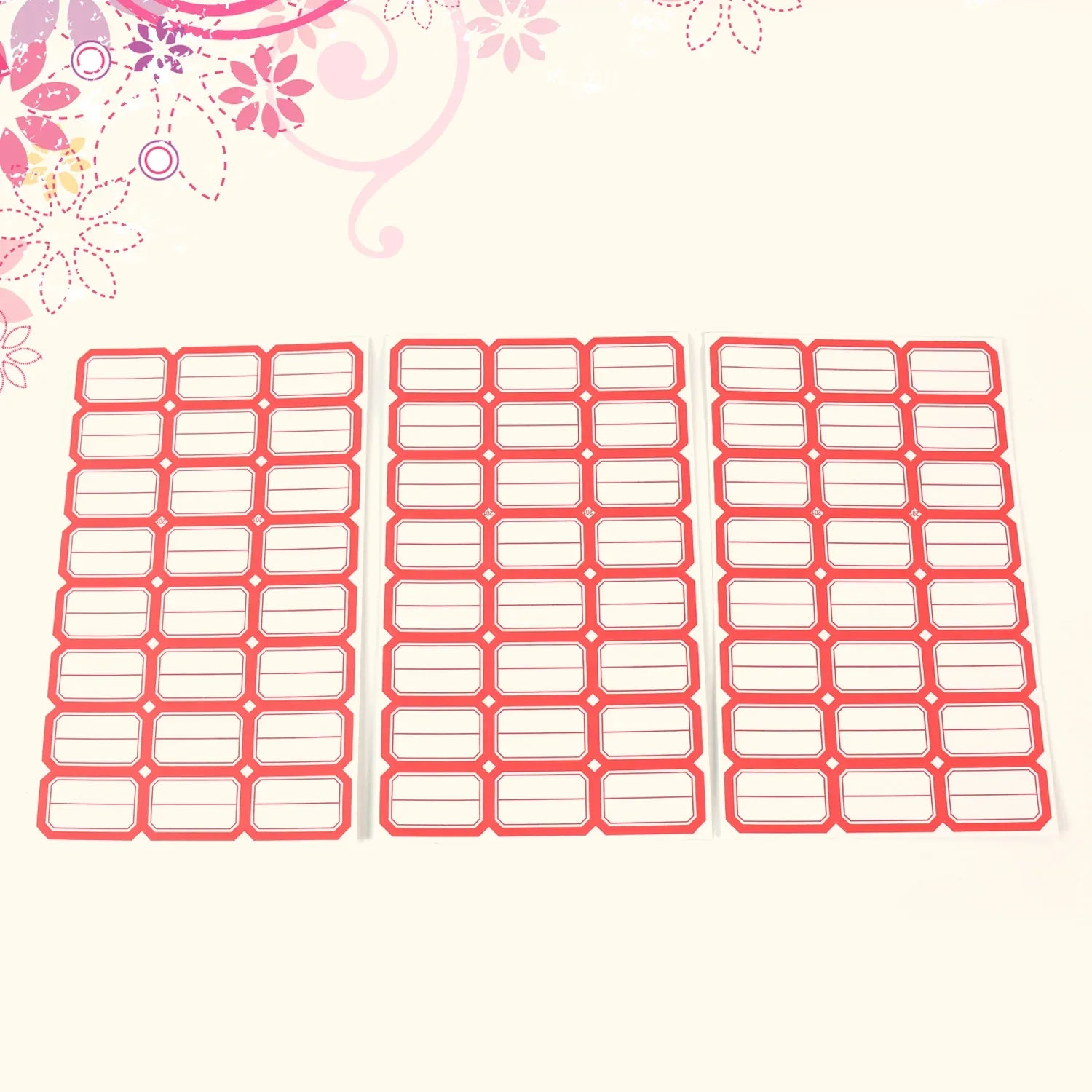 Multipurpose Blank Label Sticker Sheets (10 Sheet Set) - Zidbik