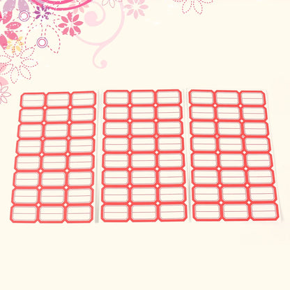 Multipurpose Blank Label Sticker Sheets (10 Sheet Set) - Zidbik