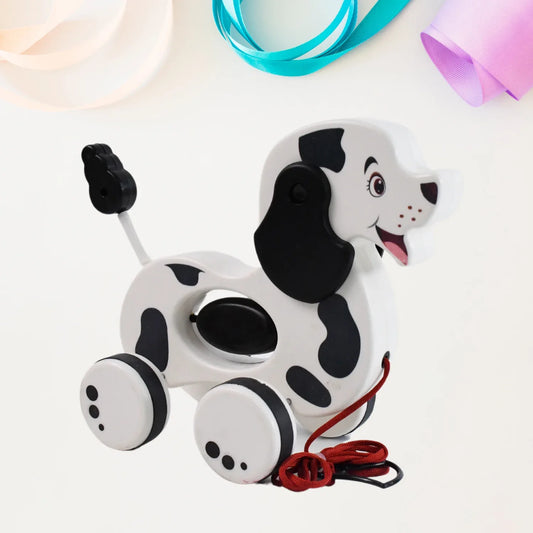 Dog Pull Along Toddler Toy With Attractive Design (1 Pc) - Zidbik