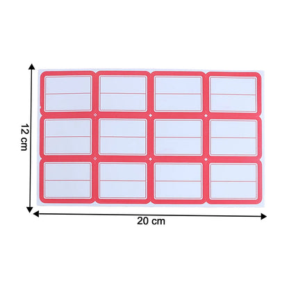 10 Sheets Self-adhesive Label Stickers - Zidbik