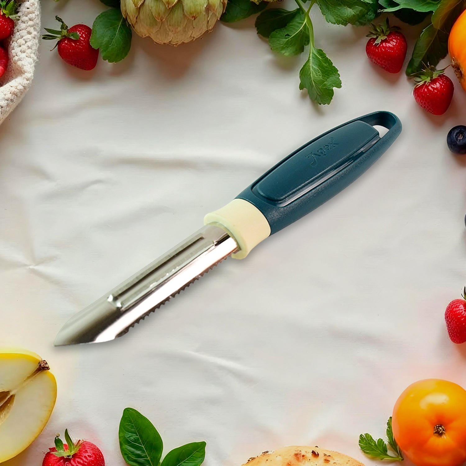Apex Stainless Steel Blade Potato Peeler (1 Pc) - Zidbik