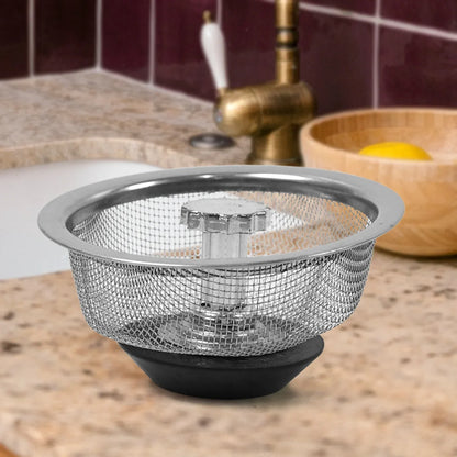 Stainless Steel Sink Strainer Basket Strainer Kitchen Sink Strainer (1 Pc) - Zidbik